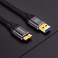 USAMS US-SJ272 U19 USB 3.0 Male to Micro B Data Cable 1m - Black