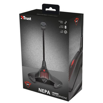 Trust GXT 239 Nepa Microphone -Μικρόφωνο Μαύρο