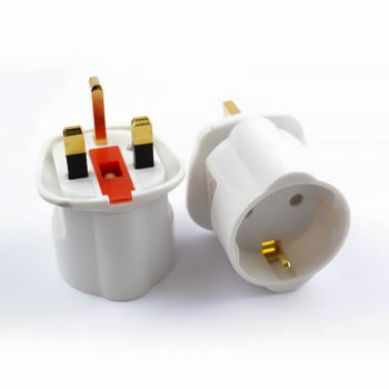 GK European Schuko to UK Plug Adaptor - 13Amp