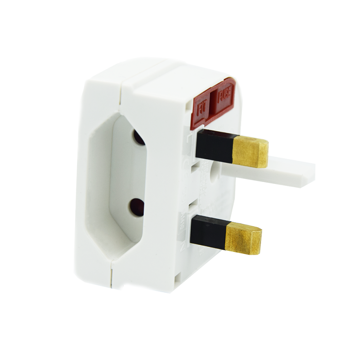 GK Power Euro 2pin to UK Converter Plug White