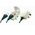 GK Power Euro 2pin to UK Converter Plug White