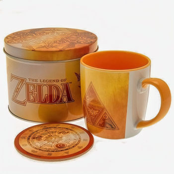 Pyramid Nintendo: The Legend of Zelda: Golden Triforce - Mug & Coaster Tin (GP86075)