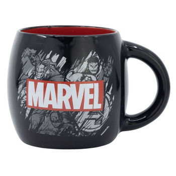 STOR DISNEY: MARVEL PATTERN BREAKFAST MUG IN GIFT BOX 400ML 75434